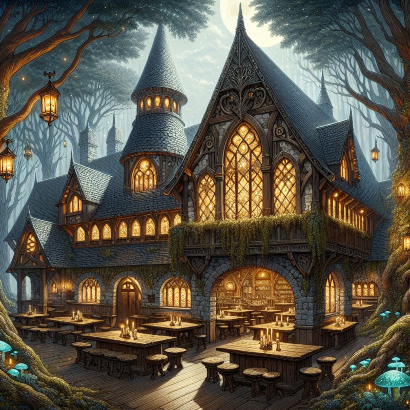 The Enchanted Tavern of Moonlit Whispers
