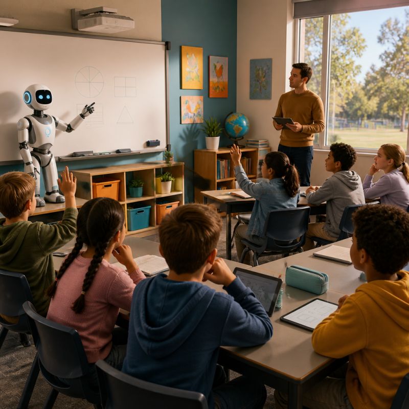 Should robots replace teachers?