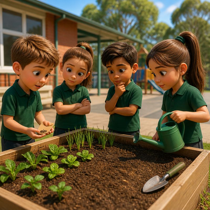 Should students grow vegetables at school?
