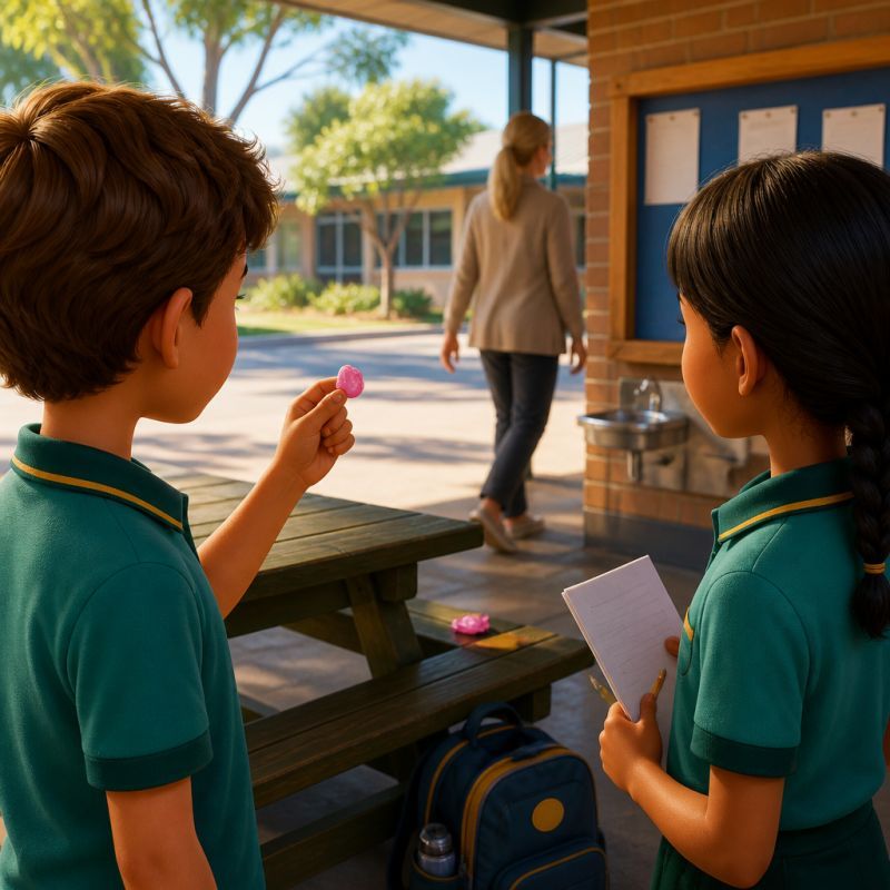 Should chewing gum be allowed at school?