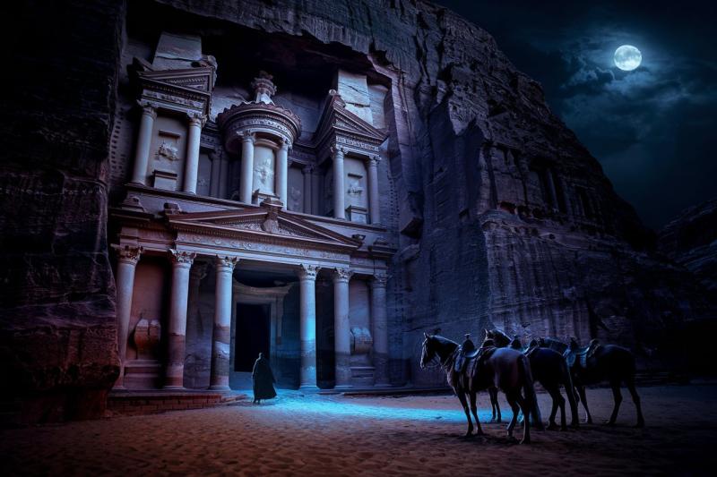 The Secret of the Moonlit Temple