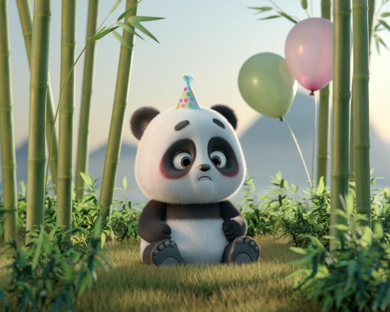 Panda’s Lonely Birthday