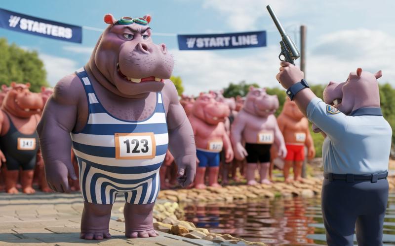 The Great Annual Hippo River Race